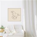 Picture of Sketched Horse I  _GroupedProduct_Square_Canvas_Framed_
