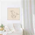 Picture of Sketched Horse I  _GroupedProduct_Square_Canvas_Framed_