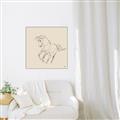 Picture of Sketched Horse I  _GroupedProduct_Square_Canvas_Framed_