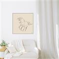 Picture of Sketched Horse I  _GroupedProduct_Square_Canvas_Framed_
