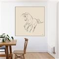 Picture of Sketched Horse I  _GroupedProduct_Square_Canvas_Framed_