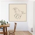 Picture of Sketched Horse I  _GroupedProduct_Square_Canvas_Framed_