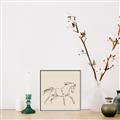 Picture of Sketched Horse II  _GroupedProduct_Square_Canvas_Framed_