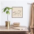 Picture of Sketched Horse II  _GroupedProduct_Square_Canvas_Framed_