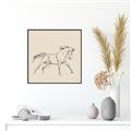 Picture of Sketched Horse II  _GroupedProduct_Square_Canvas_Framed_