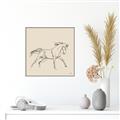 Picture of Sketched Horse II  _GroupedProduct_Square_Canvas_Framed_