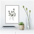 Picture of Black Botanical I  _GroupedProduct_Rectangle_Portrait_Canvas_Framed_