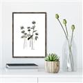 Picture of Black Botanical I  _GroupedProduct_Rectangle_Portrait_Canvas_Framed_