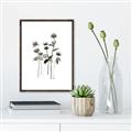 Picture of Black Botanical I  _GroupedProduct_Rectangle_Portrait_Canvas_Framed_