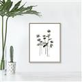 Picture of Black Botanical I  _GroupedProduct_Rectangle_Portrait_Canvas_Framed_
