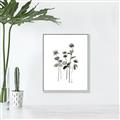 Picture of Black Botanical I  _GroupedProduct_Rectangle_Portrait_Canvas_Framed_