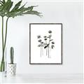 Picture of Black Botanical I  _GroupedProduct_Rectangle_Portrait_Canvas_Framed_