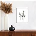 Picture of Black Botanical I  _GroupedProduct_Rectangle_Portrait_Canvas_Framed_