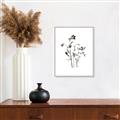 Picture of Black Botanical II  _GroupedProduct_Rectangle_Portrait_Canvas_Framed_