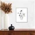 Picture of Black Botanical II  _GroupedProduct_Rectangle_Portrait_Canvas_Framed_