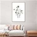 Picture of Black Botanical II  _GroupedProduct_Rectangle_Portrait_Canvas_Framed_