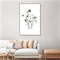 Picture of Black Botanical II  _GroupedProduct_Rectangle_Portrait_Canvas_Framed_