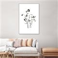 Picture of Black Botanical II  _GroupedProduct_Rectangle_Portrait_Canvas_Framed_
