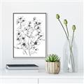 Picture of Whimsy Botanical II  _GroupedProduct_Rectangle_Portrait_Canvas_Framed_