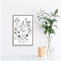 Picture of Whimsy Botanical II  _GroupedProduct_Rectangle_Portrait_Canvas_Framed_