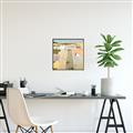 Picture of Multicolour Farm Landscape _GroupedProduct_Square_Canvas_Framed_