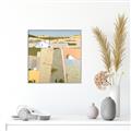 Picture of Multicolour Farm Landscape _GroupedProduct_Square_Canvas_Framed_