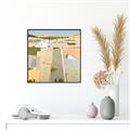 Picture of Multicolour Farm Landscape _GroupedProduct_Square_Canvas_Framed_