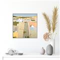 Picture of Multicolour Farm Landscape _GroupedProduct_Square_Canvas_Framed_