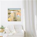 Picture of Multicolour Farm Landscape _GroupedProduct_Square_Canvas_Framed_