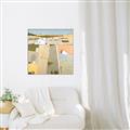 Picture of Multicolour Farm Landscape _GroupedProduct_Square_Canvas_Framed_