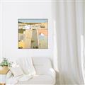 Picture of Multicolour Farm Landscape _GroupedProduct_Square_Canvas_Framed_