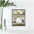 Picture of Layered Farm Landscape I  _GroupedProduct_Rectangle_Portrait_Canvas_Framed_