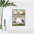 Picture of Layered Farm Landscape I  _GroupedProduct_Rectangle_Portrait_Canvas_Framed_