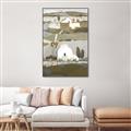 Picture of Layered Farm Landscape I  _GroupedProduct_Rectangle_Portrait_Canvas_Framed_