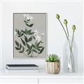 Picture of White flower III _GroupedProduct_Rectangle_Portrait_Canvas_Framed_