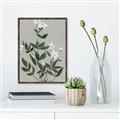 Picture of White flower III _GroupedProduct_Rectangle_Portrait_Canvas_Framed_