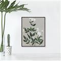 Picture of White flower III _GroupedProduct_Rectangle_Portrait_Canvas_Framed_