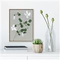 Picture of White flower IV _GroupedProduct_Rectangle_Portrait_Canvas_Framed_
