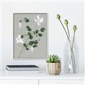 Picture of White flower IV _GroupedProduct_Rectangle_Portrait_Canvas_Framed_