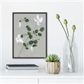 Picture of White flower IV _GroupedProduct_Rectangle_Portrait_Canvas_Framed_