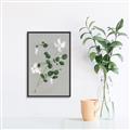 Picture of White flower IV _GroupedProduct_Rectangle_Portrait_Canvas_Framed_
