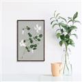 Picture of White flower IV _GroupedProduct_Rectangle_Portrait_Canvas_Framed_