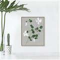 Picture of White flower IV _GroupedProduct_Rectangle_Portrait_Canvas_Framed_