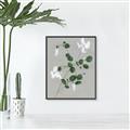 Picture of White flower IV _GroupedProduct_Rectangle_Portrait_Canvas_Framed_