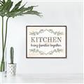 Picture of Kitchen Brings Family Together _GroupedProduct_Rectangle_Landscape_Canvas_Framed_