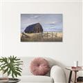 Picture of Wooden Barn in Field  _GroupedProduct_Rectangle_Landscape_Unframed_Print_Only_
