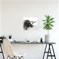 Picture of Sketched Horned Cow _GroupedProduct_Square_Unframed_Print_Only_