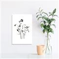 Picture of Black Botanical II  _GroupedProduct_Rectangle_Portrait_Unframed_Print_Only_