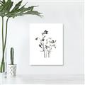 Picture of Black Botanical II  _GroupedProduct_Rectangle_Portrait_Unframed_Print_Only_