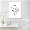 Picture of Black Botanical II  _GroupedProduct_Rectangle_Portrait_Unframed_Print_Only_